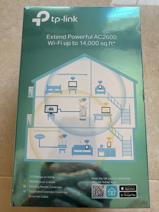 TP-Link AC2600 Wi-Fi Range Extender RE650
