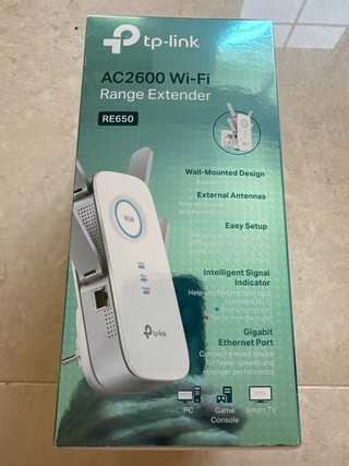 TP-Link AC2600 Wi-Fi Range Extender RE650