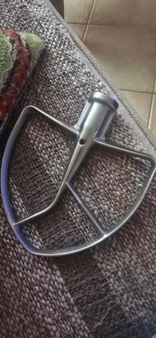 Batidor Plano Acero Inoxidable KitchenAid