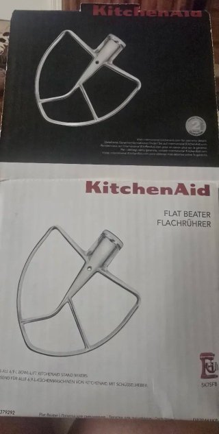Batidor Plano Acero Inoxidable KitchenAid