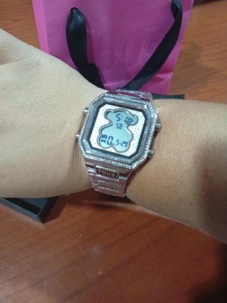 Reloj Tous Plateado con Pedrería