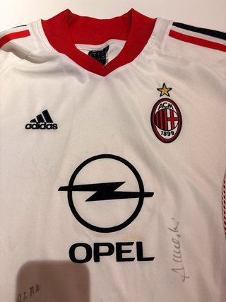 Maglia AC Milan 2002/03 Vintage Adidas Firmata