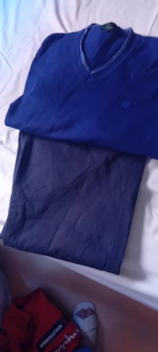 Conjunto pantalón y jersey hombre azul/oscuro