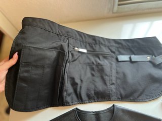 Cinturón y pesa de corte para peluquería y pinzas