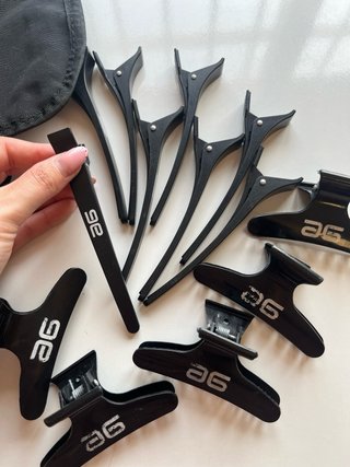 Cinturón y pesa de corte para peluquería y pinzas