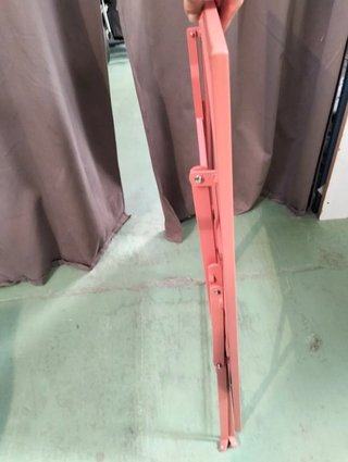 Mesa de jardín bistró plegable de acero 70cm
