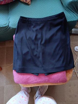 Falda pantalón Elle Sports negra