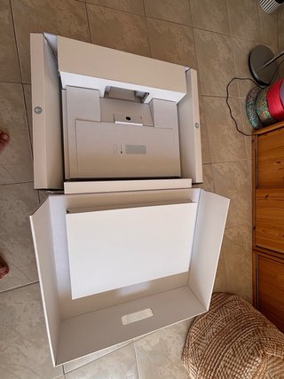 Caja iMac Apple Blanca