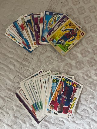 Cromos Adrenalyn XL de la temporada 19-20 y 17-18
