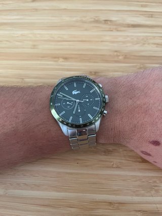 Reloj Lacoste Boston Cronógrafo Verde Acero