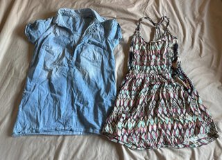 Lote 2 vestidos playeros