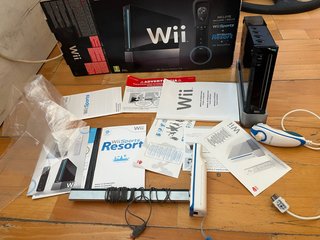 Consola Nintendo Wii Negra + Wii Sports Resort