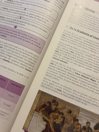 Historia de la filosofía, 2 Bachillerato
