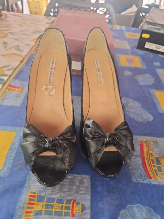 Zapatos de fiesta negros Sandra Morales