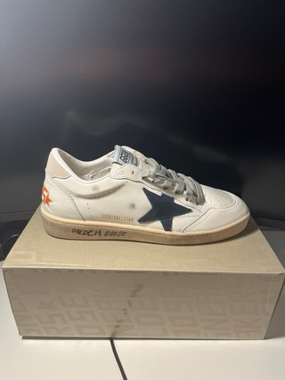 Golden Goose Sneakers Beige Naranja