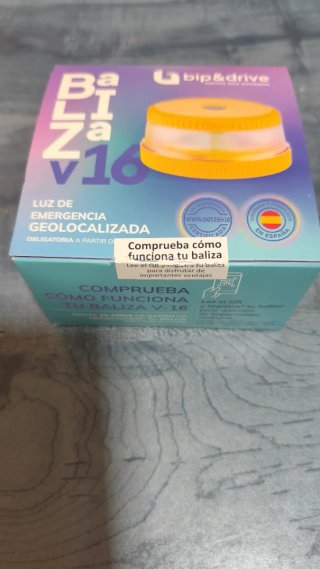 Baliza V16 luz emergencia coche