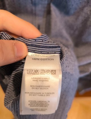 Camicia Azzurra a righe