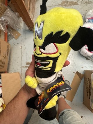 Peluche Crash Bandicoot lote de 6 unidades