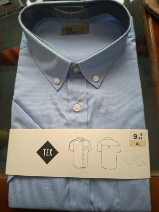 Camisa TEX Azul Talla XL