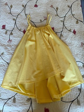 Top Zara Amarillo Tirantes