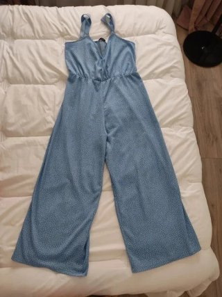 Mono azul lunares Stradivarius