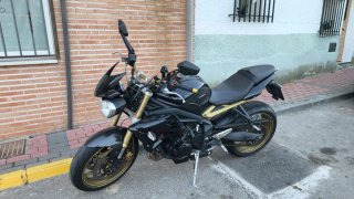 Triumph Street Triple ABS 2014 Negra/Dorada