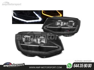 FAROS DELANTEROS LUZ DIURNA LED REAL DRL PARA VOLKSWAGEN TRANSPORTER T6 2015-2019