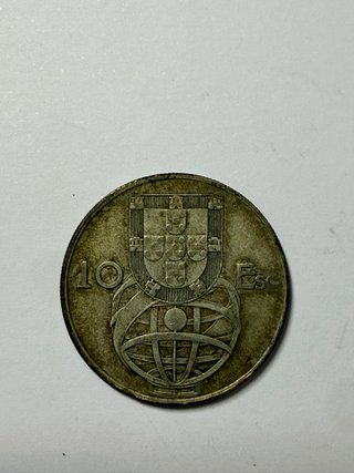 Moneda Portugal 10 Escudos 1954
