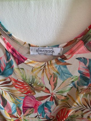Vestido estampado flores