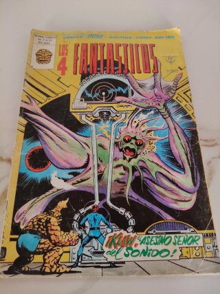 4 comics , de vertice ; los cuatro fantásticos ,ec