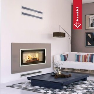 Rejilla ventilación chimenea 6x40 cm