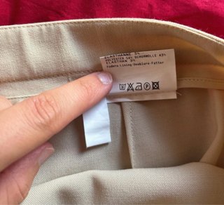 Pantaloni eleganti donna beige