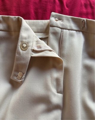 Pantaloni eleganti donna beige
