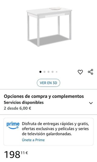 ASTIMESA - Mesa de Cocina Extensible 100x60 blanco
