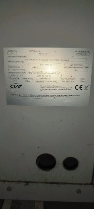 Equipo Climatización CIAT Compacto