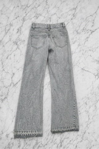 Jeans flared grigi