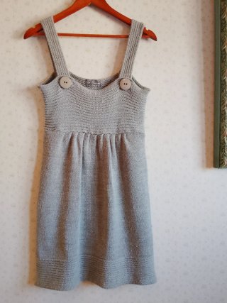 Vestido Peto Gris