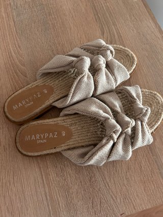 Sandalias Marypaz Beige Talla 40