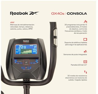 Bicicleta Elíptica Reebok GX40S