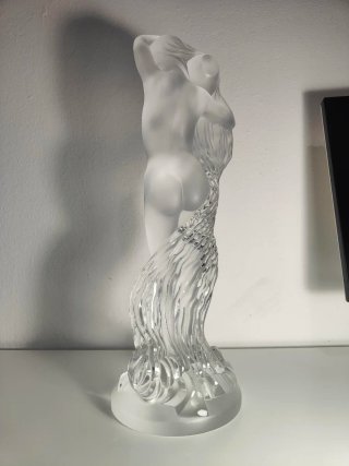Escultura Cristal Lalique Océanide Serie Limitada