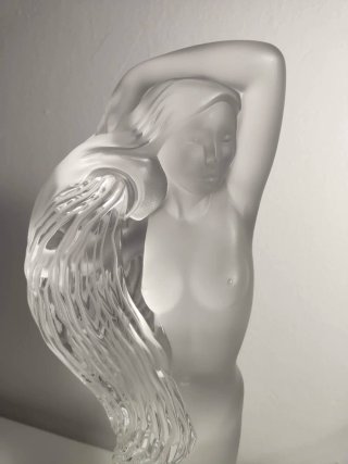 Escultura Cristal Lalique Océanide Serie Limitada