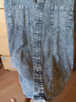 Camisa vaquera Bershka Talla L