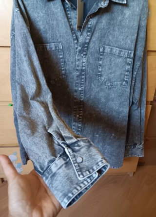 Camisa vaquera Bershka Talla L