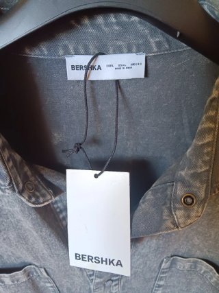 Camisa vaquera Bershka Talla L