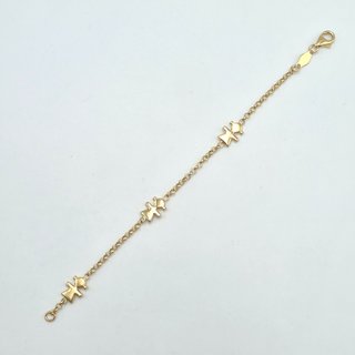 Pulsera de Oro 18K, Rolo, Niña, 2,79gr, 14cm