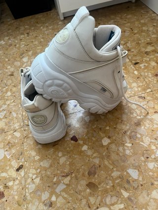 Buffalo London Plataforma Blancas Talla 39