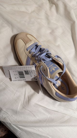 Adidas Samba Beige/Azul Talla 40 Nuevas