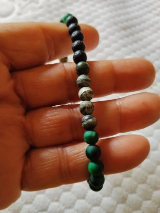 Bracciale Pietre Dure Vulcaniche Unisex