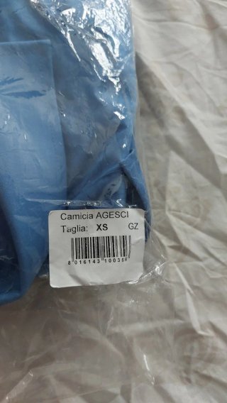 Camicia Scout AGESCI Uomo Taglia XS