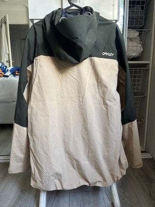 Oakley NEW Windbreaker Jacket Snow Green Size M